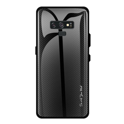 Texture Gradient Glass Protective Case, For Galaxy A20 / A30, For Galaxy A50, For Galaxy A80 / A90, For Galaxy Note 9
