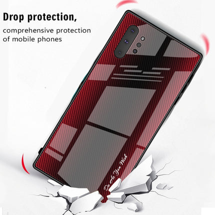 Texture Gradient Glass Protective Case, For Galaxy Note 10 Pro, For Galaxy S10, For iPhone SE 2022 / SE 2020 / 8 / 7, For iPhone XS Max