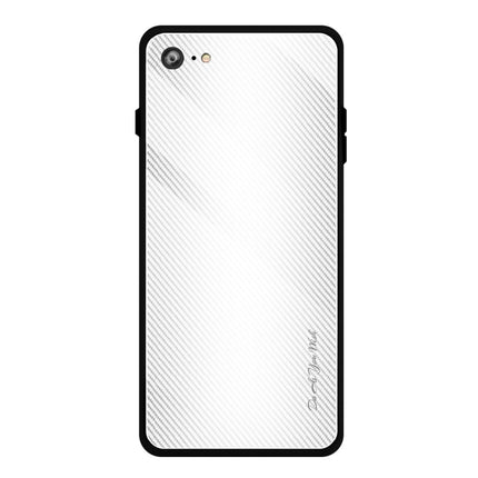 Texture Gradient Glass Protective Case, For Galaxy Note 10 Pro, For Galaxy S10, For iPhone SE 2022 / SE 2020 / 8 / 7, For iPhone XS Max