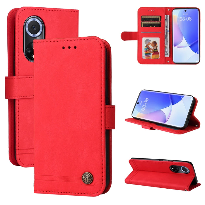 Skin Feel Life Tree Metal Button Horizontal Flip Leather Phone Case, For Huawei Nova 9 / Honor 50 5G, For Samsung Galaxy M52 5G, For Samsung Galaxy S22+ 5G, For Samsung Galaxy S22, For Samsung Galaxy S22 Ultra