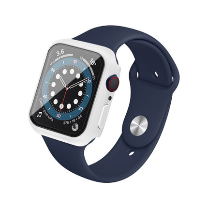 IMAK Shockproof PC Protective Case with Tempered Glass Film, For Apple Watch Series 6 & SE & 5 & 4 44mm, For Apple Watch Series 3 & 2 & 1 42mm, For Apple Watch Series 6 & SE & 5 & 4 40mm, For Apple Watch Series 3 & 2 & 1 38mm
