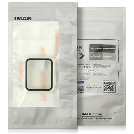 IMAK Shockproof PC Protective Case with Tempered Glass Film, For Apple Watch Series 6 & SE & 5 & 4 44mm, For Apple Watch Series 3 & 2 & 1 42mm, For Apple Watch Series 6 & SE & 5 & 4 40mm, For Apple Watch Series 3 & 2 & 1 38mm
