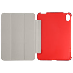 Silk Texture Three-fold Horizontal Flip Leather Tablet Case with Holder, For iPad mini 2024 / mini 6