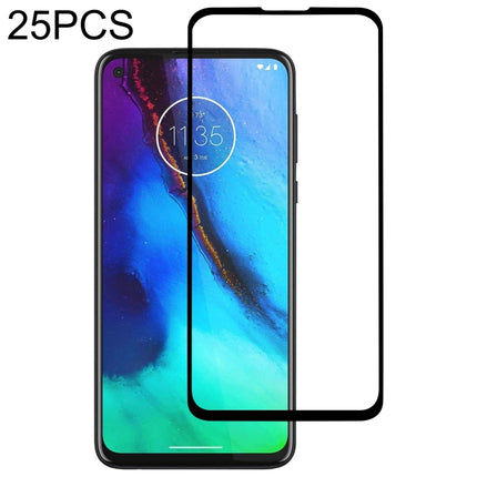 25 PCS Full Glue Cover Screen Protector Tempered Glass Film