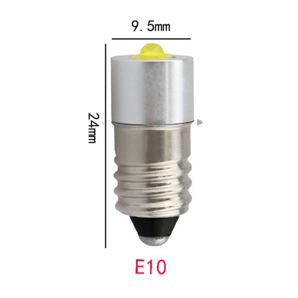 3W 1 LED 3535 SMD 150-200 LM LED Flashlight, E10, P13.5S, E10 White Light, P13.5S White Light