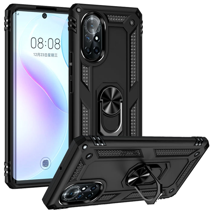 Shockproof TPU + PC Phone Case with 360 Degree Rotating Holder, For Huawei nova 8, For Huawei nova 8i