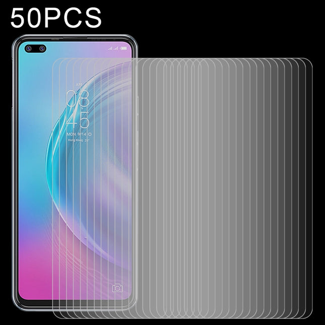 50 PCS 0.26mm 9H 2.5D Tempered Glass Film, For Tecno Camon 16 Premier (50 PCS)