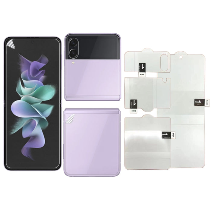Full Screen Protector Explosion-proof Hydrogel Film, For Samsung Galaxy Z Flip3 5G(Internal+External+Back Screen)(1 PC), For Samsung Galaxy Z Fold3 5G(Internal+External+Back Screen) (1 PC), For Samsung Galaxy Z Flip3 5G(Internal Screen) (1 PC)         ...