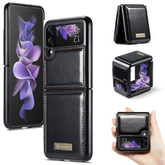 CaseMe 003 Crazy Horse Texture Horizontal Flip Leather Phone Case, For Samsung Galaxy Z Flip3 5G