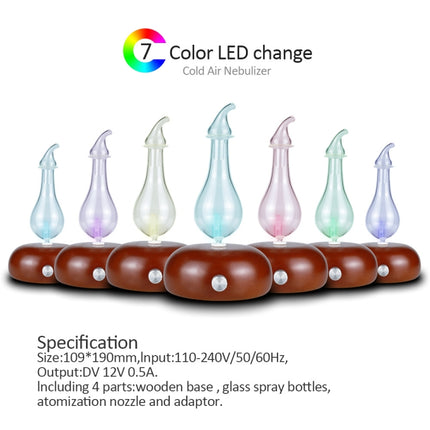 Wood Essential Oil Diffuser Aromatherapy Machine, AU Plug, EU Plug, UK Plug, US Plug