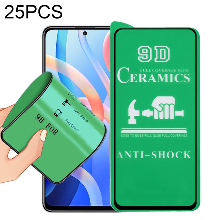 25 PCS 9D Full Screen Glue Ceramic Film, For Samsung Galaxy S21 5G (25pcs), For Xiaomi Redmi Note 11T 5G (25 PCS), For Samsung Galaxy S21+ 5G (25pcs), For Xiaomi Redmi Note 11 4G International Version 6.43 inch (25 PCS)���������������������������������...