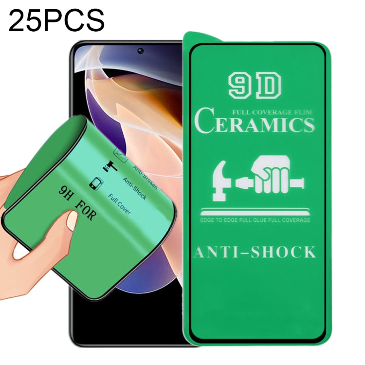 25 PCS 9D Full Screen Glue Ceramic Film, For Samsung Galaxy S21 5G (25pcs), For Xiaomi Redmi Note 11T 5G (25 PCS), For Samsung Galaxy S21+ 5G (25pcs), For Xiaomi Redmi Note 11 4G International Version 6.43 inch (25 PCS)���������������������������������...