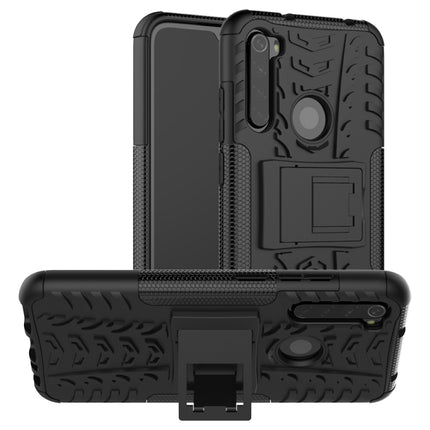 Tire Texture Shockproof TPU+PC Protective Case with Holder, For OPPO Realme 5, For Xiaomi Redmi Note 8 Pro, For Xiaomi Redmi Note 8, For Galaxy A20s, For Galaxy A70s