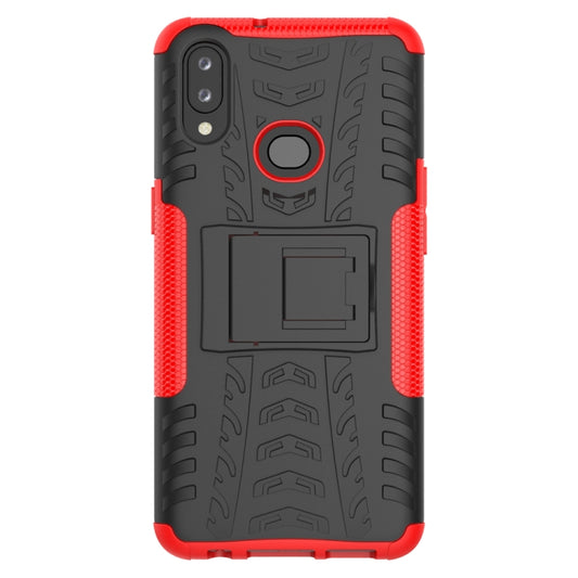 Tire Texture Shockproof TPU+PC Protective Case with Holder, For Galaxy A10s, For Galaxy A20s, For Galaxy A70s