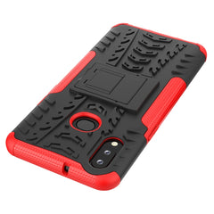 Tire Texture Shockproof TPU+PC Protective Case with Holder, For Galaxy A10s, For Galaxy A20s, For Galaxy A70s