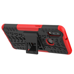Tire Texture Shockproof TPU+PC Protective Case with Holder, For Galaxy A10s, For Galaxy A20s, For Galaxy A70s