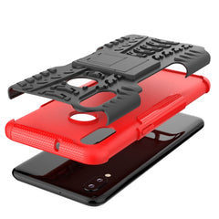 Tire Texture Shockproof TPU+PC Protective Case with Holder, For Galaxy A10s, For Galaxy A20s, For Galaxy A70s