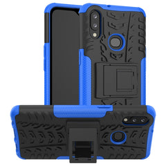 Tire Texture Shockproof TPU+PC Protective Case with Holder, For Galaxy A10s, For Galaxy A20s, For Galaxy A70s