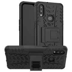 Tire Texture Shockproof TPU+PC Protective Case with Holder, For Galaxy A10s, For Galaxy A20s, For Galaxy A70s