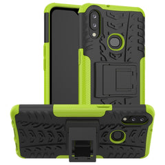 Tire Texture Shockproof TPU+PC Protective Case with Holder, For Galaxy A10s, For Galaxy A20s, For Galaxy A70s
