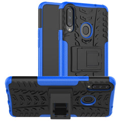 Tire Texture Shockproof TPU+PC Protective Case with Holder, For Galaxy A10s, For Galaxy A20s, For Galaxy A70s