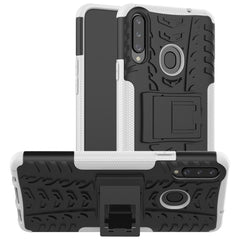 Tire Texture Shockproof TPU+PC Protective Case with Holder, For Galaxy A10s, For Galaxy A20s, For Galaxy A70s