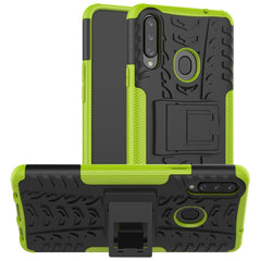Tire Texture Shockproof TPU+PC Protective Case with Holder, For Galaxy A10s, For Galaxy A20s, For Galaxy A70s