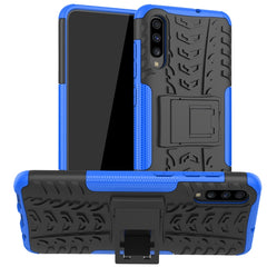 Tire Texture Shockproof TPU+PC Protective Case with Holder, For Galaxy A10s, For Galaxy A20s, For Galaxy A70s