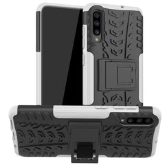 Tire Texture Shockproof TPU+PC Protective Case with Holder, For Galaxy A10s, For Galaxy A20s, For Galaxy A70s