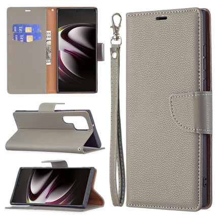 Litchi Texture Pure Color Horizontal Flip Leather Phone Case with Holder & Card Slots & Wallet & Lanyard, For Samsung Galaxy S22 Ultra 5G, For Samsung Galaxy S22 5G