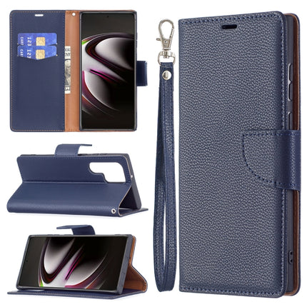 Litchi Texture Pure Color Horizontal Flip Leather Phone Case with Holder & Card Slots & Wallet & Lanyard, For Samsung Galaxy S22 Ultra 5G, For Samsung Galaxy S22 5G