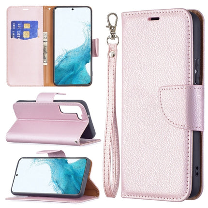 Litchi Texture Pure Color Horizontal Flip Leather Phone Case with Holder & Card Slots & Wallet & Lanyard, For Samsung Galaxy S22 Ultra 5G, For Samsung Galaxy S22 5G