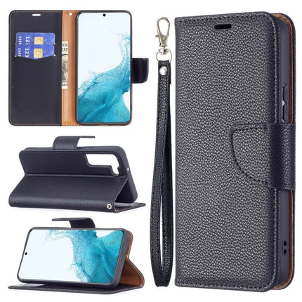 Litchi Texture Pure Color Horizontal Flip Leather Phone Case with Holder & Card Slots & Wallet & Lanyard, For Samsung Galaxy S22 Ultra 5G, For Samsung Galaxy S22 5G