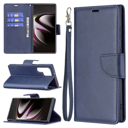 Retro Lambskin Texture Pure Color Horizontal Flip Leather Phone Case with Holder & Card Slots & Wallet & Lanyard, For Samsung Galaxy S22 Ultra 5G, For Samsung Galaxy S22 5G