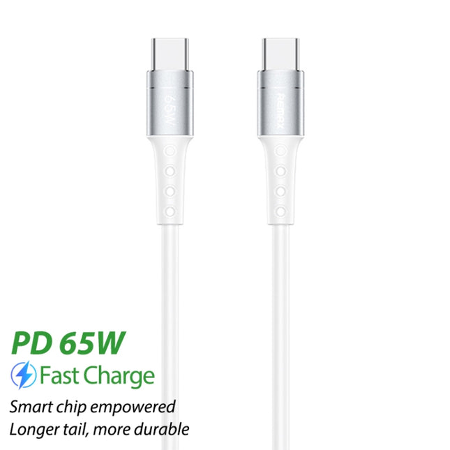 REMAX RC-198C-C Chaining II Series PD 65W USB-C / Type-C to USB-C / Type-C Fast Charging Data Cable, Cable Length: 1m, RC-198C-C