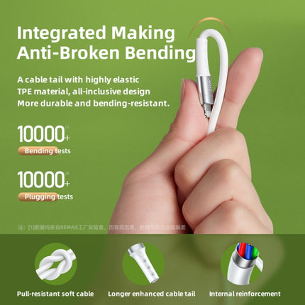 REMAX RC-198C-C Chaining II Series PD 65W USB-C / Type-C to USB-C / Type-C Fast Charging Data Cable, Cable Length: 1m, RC-198C-C