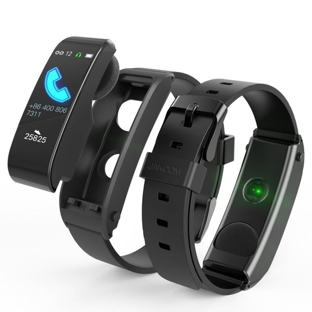 JAKCOM F2 Reloj inteligente con auriculares Bluetooth y pantalla a color TFT de 1,28 pulgadas, compatible con monitoreo del sueño, monitoreo de frecuencia cardíaca, llamadas Bluetooth y modo multideportivo