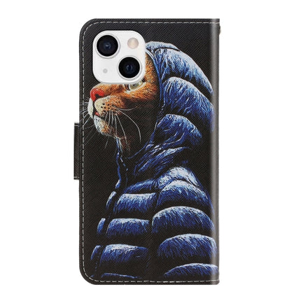3D Colored Drawing Horizontal Flip Leather Phone Case, For iPhone 13