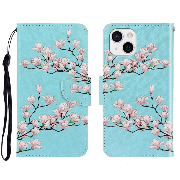 3D Colored Drawing Horizontal Flip Leather Phone Case, For iPhone 13