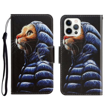 3D Colored Drawing Horizontal Flip Leather Phone Case, For iPhone 13 Pro