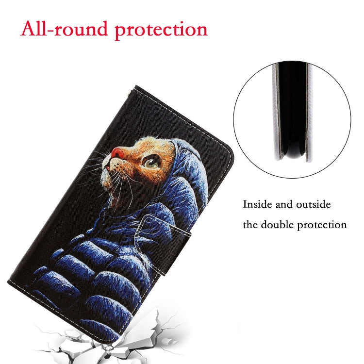 3D Colored Drawing Horizontal Flip Leather Phone Case, For iPhone 13 Pro