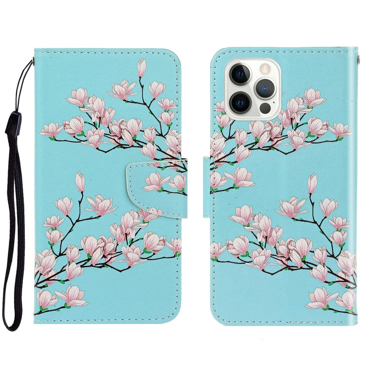 3D Colored Drawing Horizontal Flip Leather Phone Case, For iPhone 13 Pro