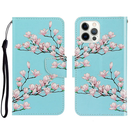 3D Colored Drawing Horizontal Flip Leather Phone Case, For iPhone 13 Pro