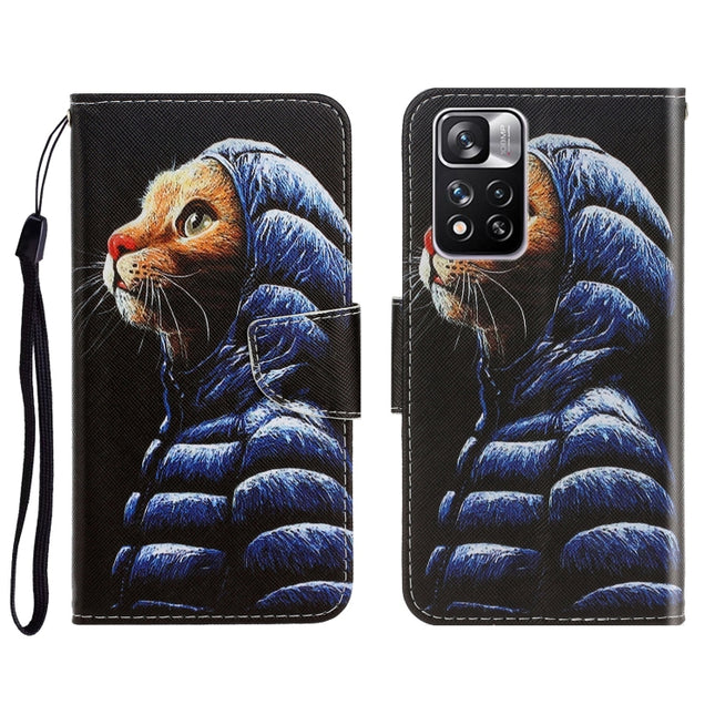 3D Colored Drawing Horizontal Flip Leather Phone Case, For Xiaomi Redmi Note 11 Pro