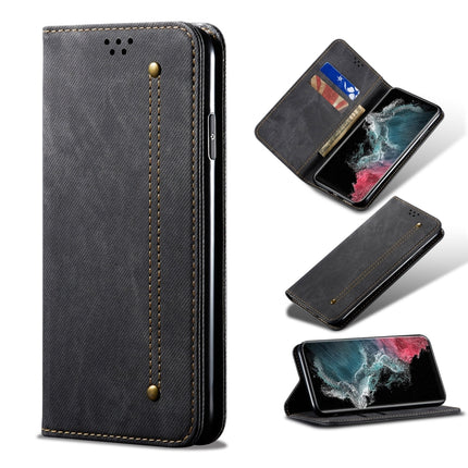 Denim Texture Casual Style Horizontal Flip Leather Case with Holder & Card Slots & Wallet, For Samsung Galaxy S22 5G, For Samsung Galaxy S22+ 5G, For Samsung Galaxy S22 Ultra 5G