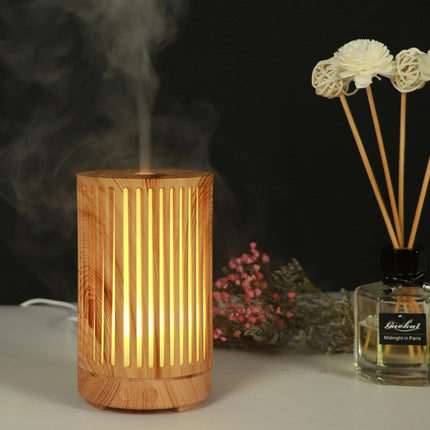 200ml Hollow-out Forest Pattern Wooden Essential Oil Aromatherapy Machine Ultrasonic Humidifier, AU Plug, USB, UK Plug, US Plug