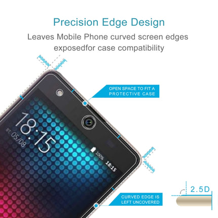 10 PCS 0.26mm 9H 2.5D Tempered Glass Film, For BQS 5050 Strike Selfie (10 PCS)
