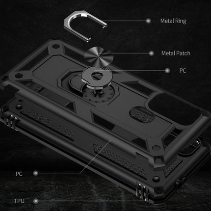 Shockproof TPU + PC Phone Case with 360 Degree Rotating Holder, For Motorola Moto G60s, For Xiaomi Redmi 10
