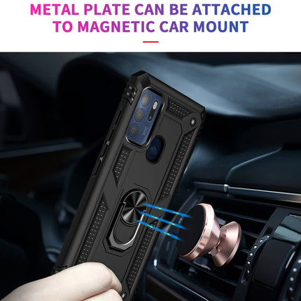 Shockproof TPU + PC Phone Case with 360 Degree Rotating Holder, For Motorola Moto G60s, For Xiaomi Redmi 10