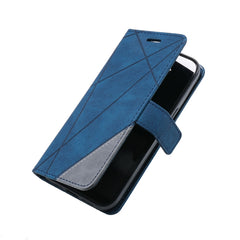 Skin Feel Splicing Horizontal Flip Leather Phone Case, For iPhone 13 Pro Max, For iPhone 13 Pro, For iPhone 13, For iPhone 13 mini